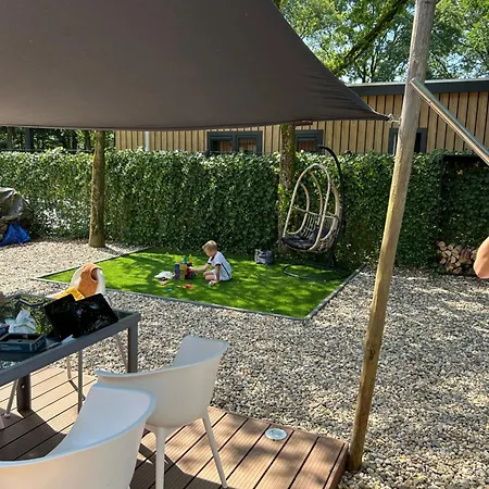 Chalet Schitterend 4 Persoons Tinyhouse Met Hottub Aan De Bossen In 4-16 Putten