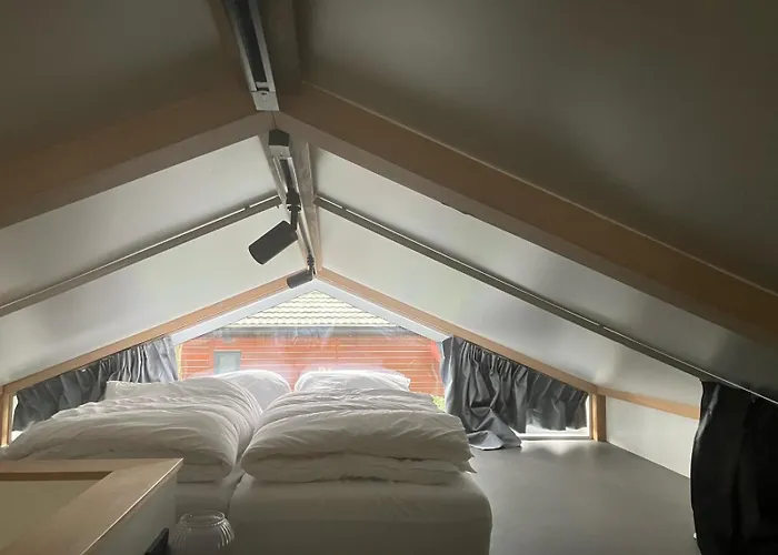 Schitterend 4 Persoons Tinyhouse Met Hottub Aan De Bossen In 4-16 * Putten
